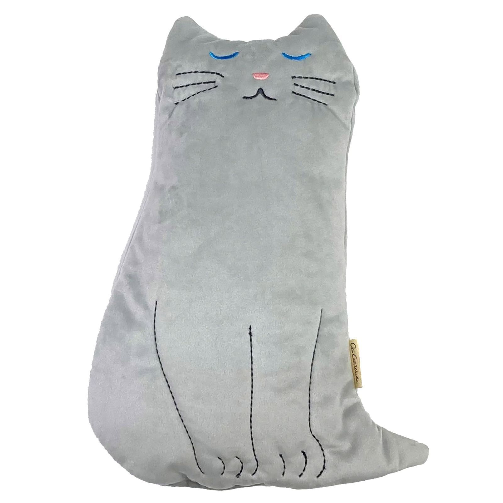 ライトグレー [グーグーワールド] ケース付きブランケット レディースケース付きブランケット 36603401 ひざ掛け 女性 ネコ 猫 あったか 36603401B ライトグレー 約横70cm×縦50cm/ケースW26×H37