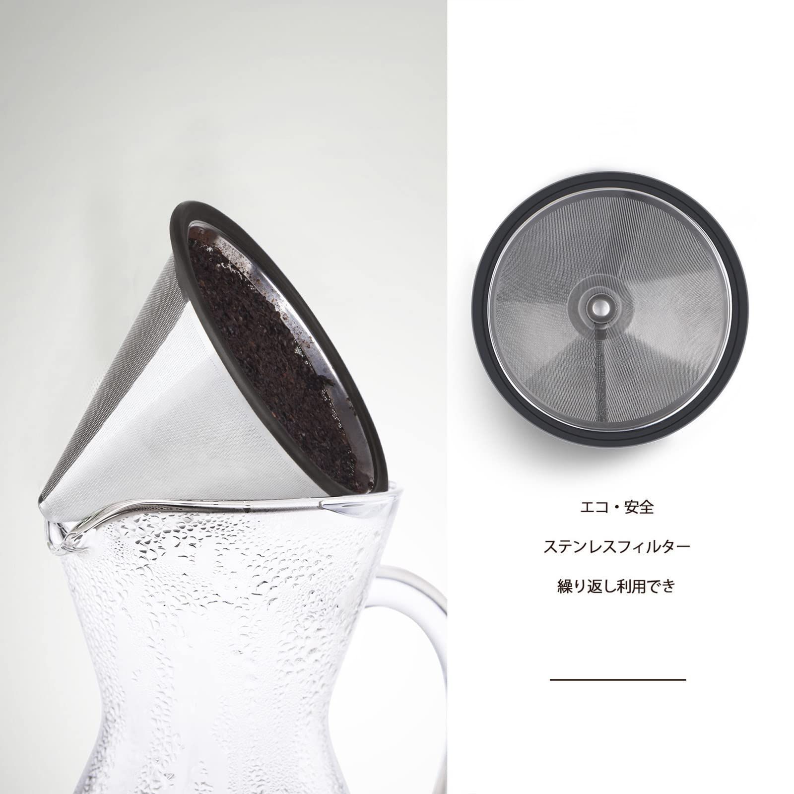 ドリッパーセット（森下シゲキ） 木製スタンド（枯白）付き コーヒー