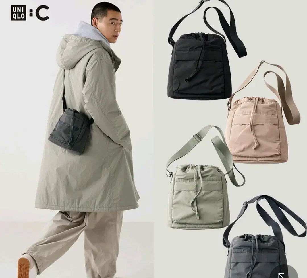 UNIQLO(ユニクロ) c ミニ ショルダーバッグ ブラック