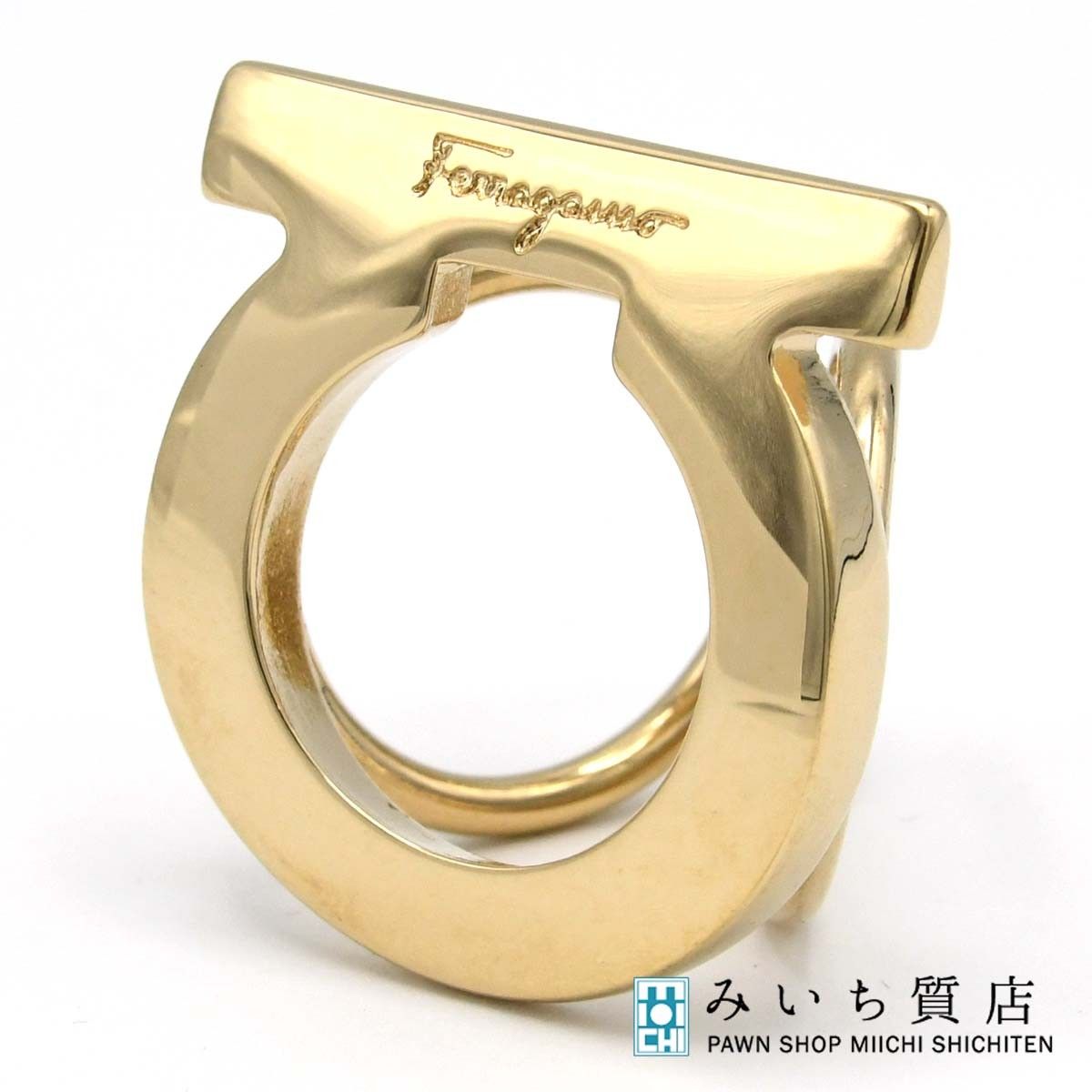 Salvatore Ferragamo フェラガモ スカーフリング ガンチーニ
