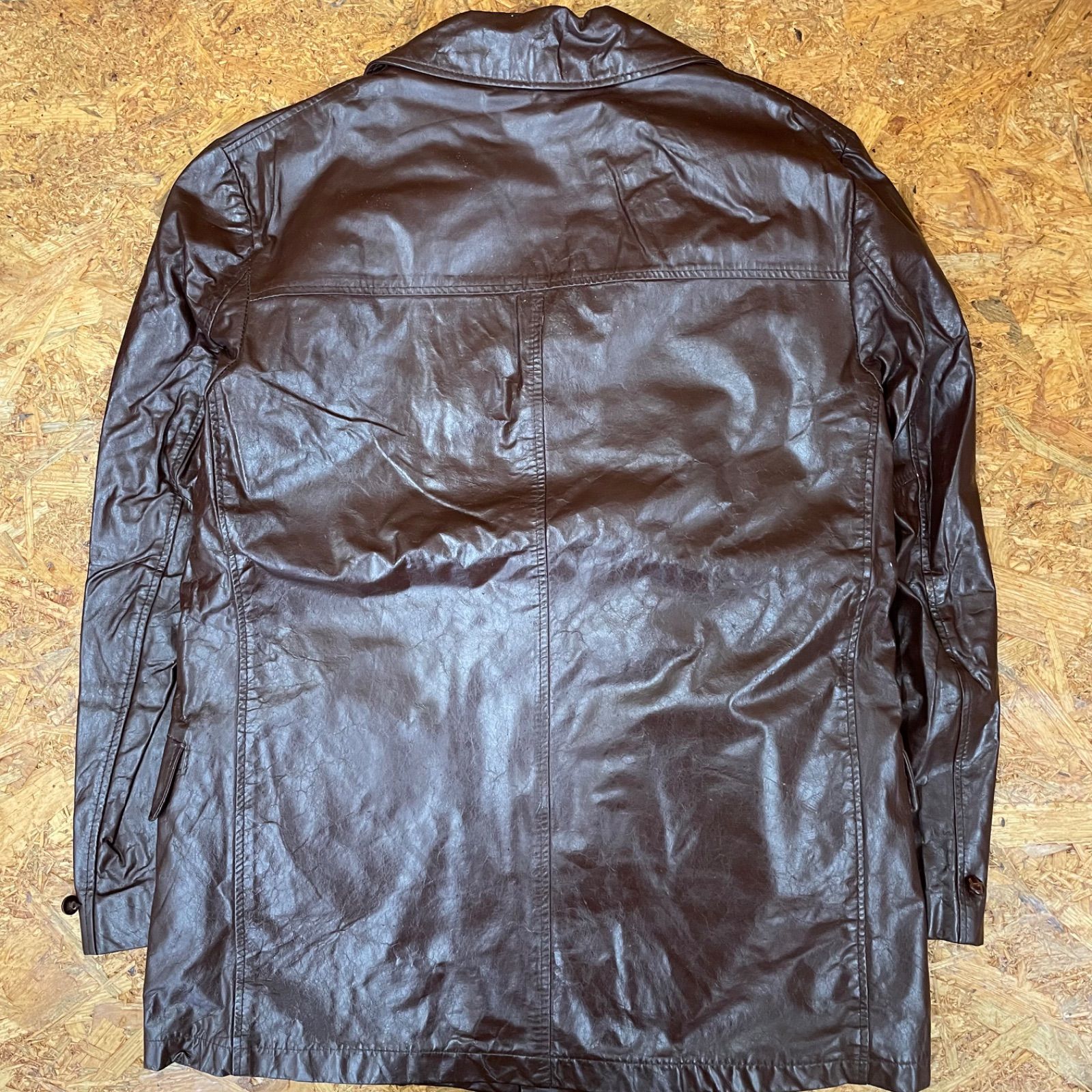 USA製 ヴィンテージ gino leathers レザージャケット 牛革 ライナー 