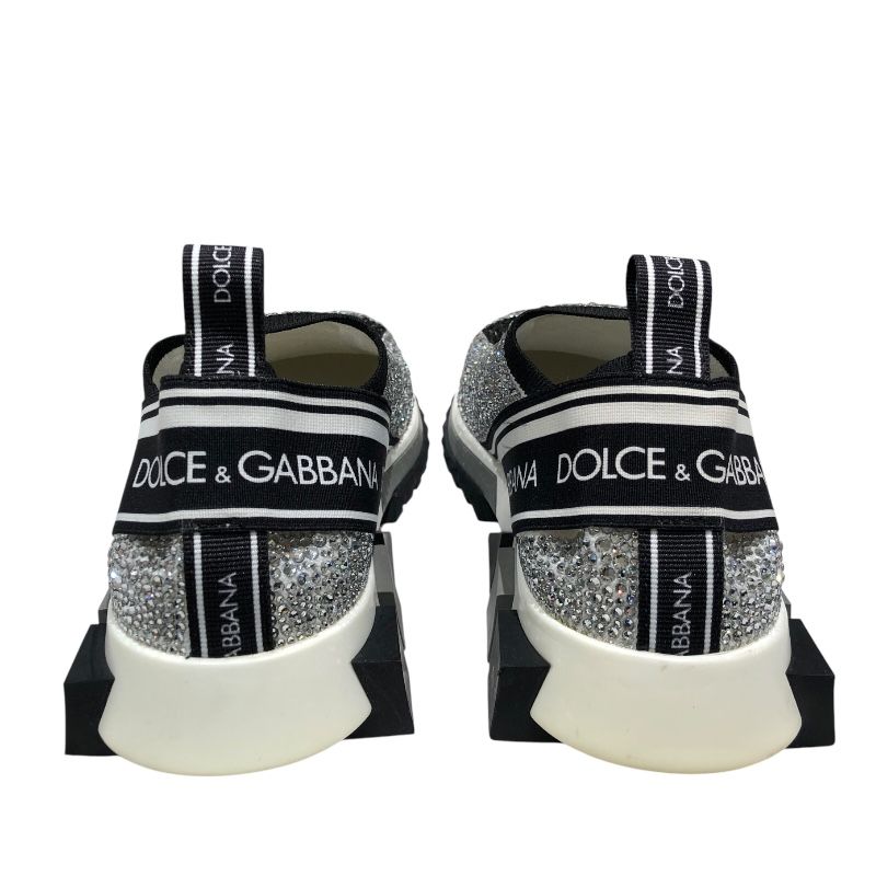 DOLCE＆GABBANA 超美品 キャンバス スリッポンシューズ ドルガバ 6 DOLCE＆GABBANA 超美品 キャンバス スリッポンシューズ ドルガバ 6