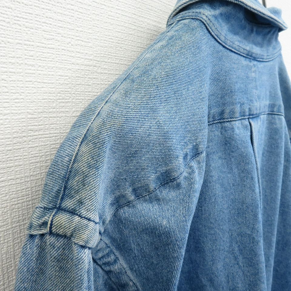 美品❗️POLO RALPH LAUREN 長袖デニムシャツ 刺繍ロゴ ラルフローレン デニムシャツ 長袖シャツ スモールポニーロゴ