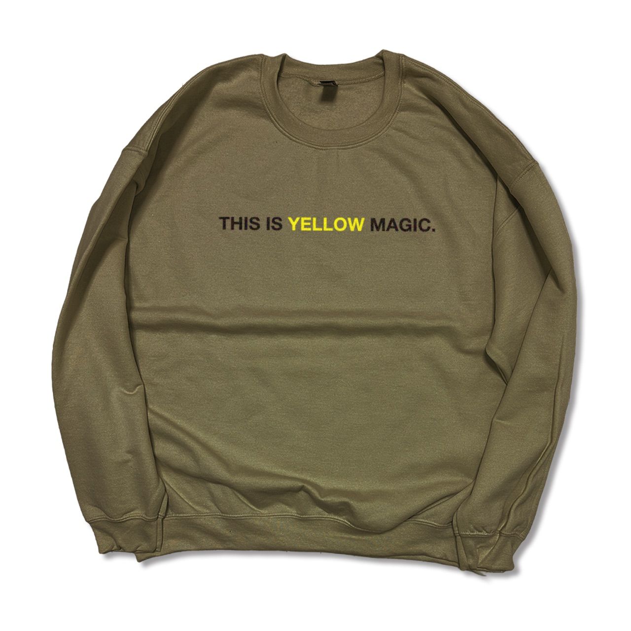 THIS IS YELLOW MAGIC. CREW SWEAT