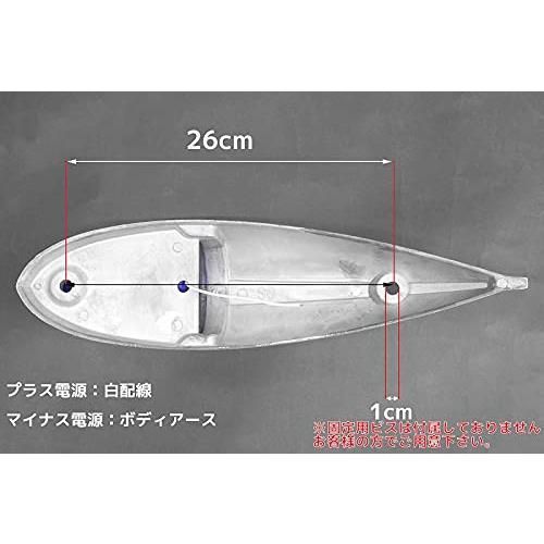 WNJAPAN】12V 24V 汎用 ナマズマーカー ナマズランプ サイドマーカー