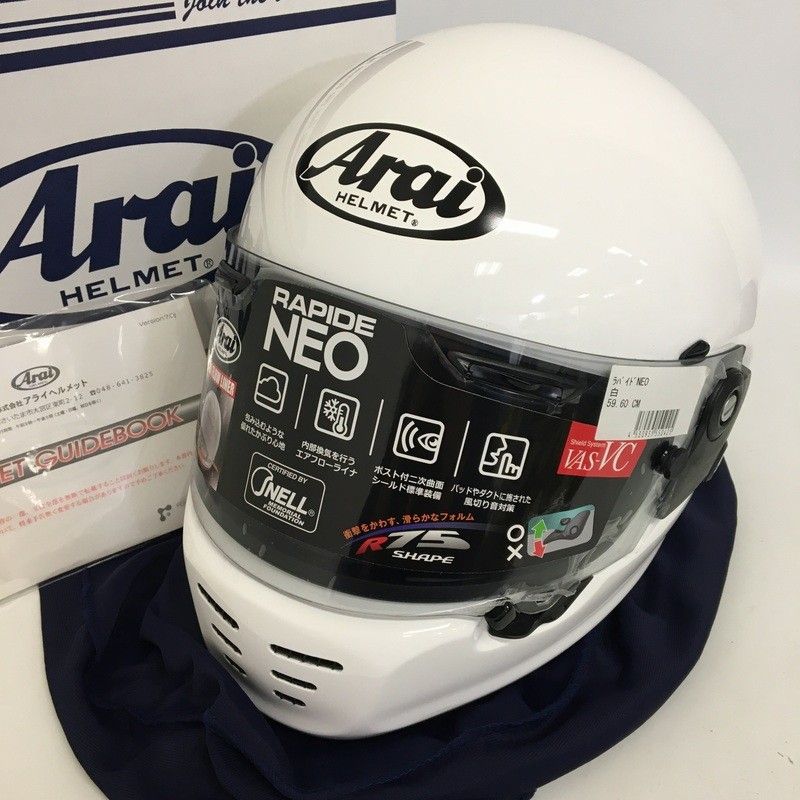 ARAI ヘルメット Arai RAPIDE NEO Lサイズ ホワイト 快適