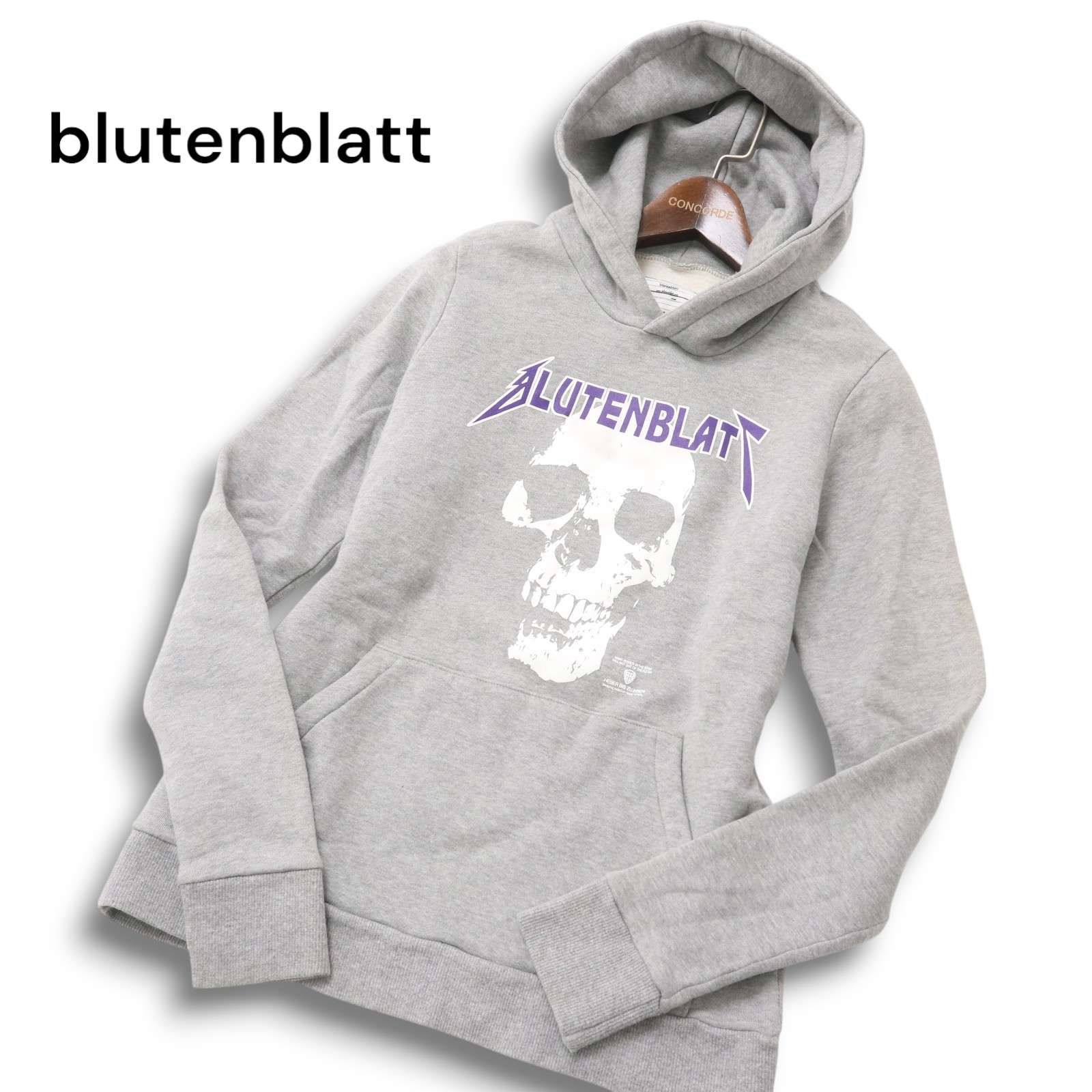 blutenblatt ブリューテンブラット 秋冬 裏起毛☆ スカル ロゴ 