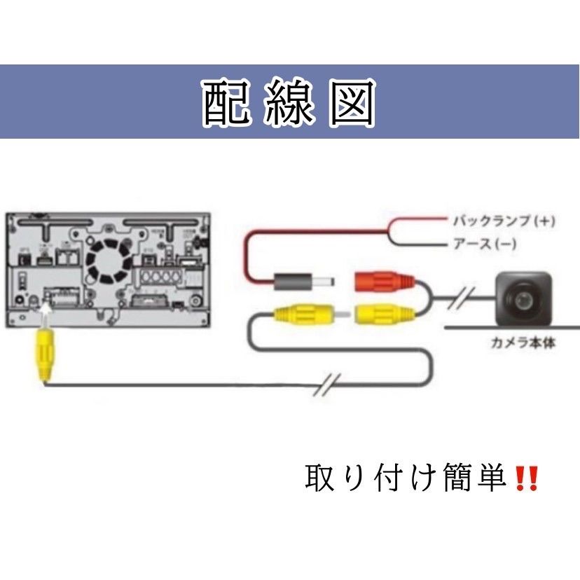 KENWOOD ケンウッド ナビ対応 MDV-D207 / MDV-D207BT / MDV-D307 / MDV-D307W / MDV-D307BT  / MDV-D307BTW 高画質 リア バックカメラ - メルカリ