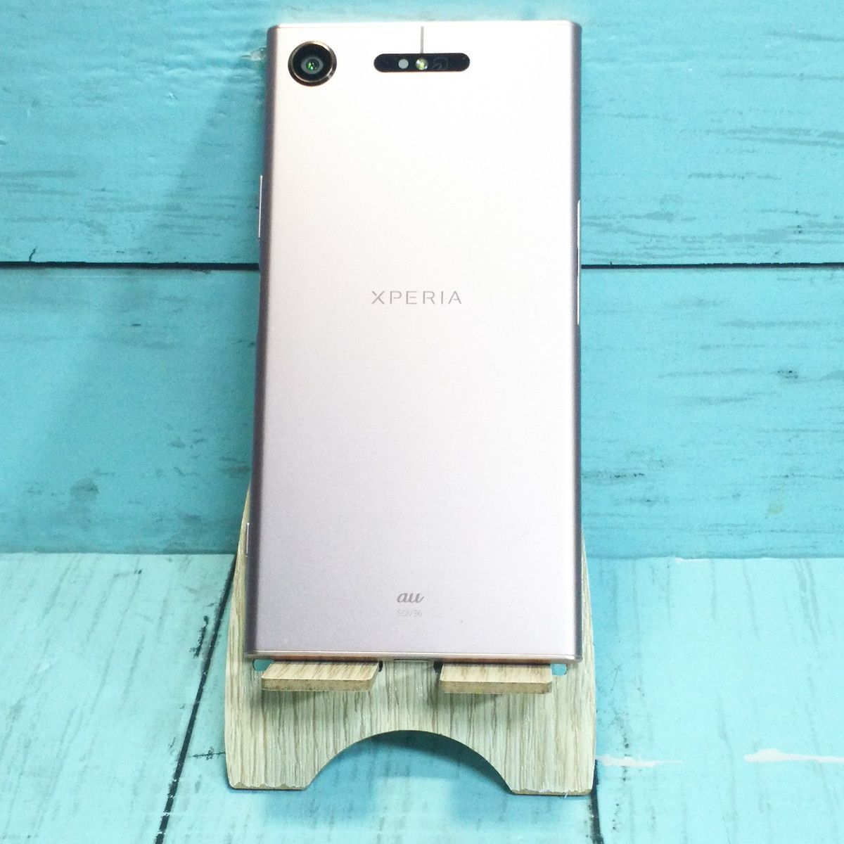 送料無料】au SONY Xperia XZ1 64GB ヴィーナスピンク SOV36 本体 白 