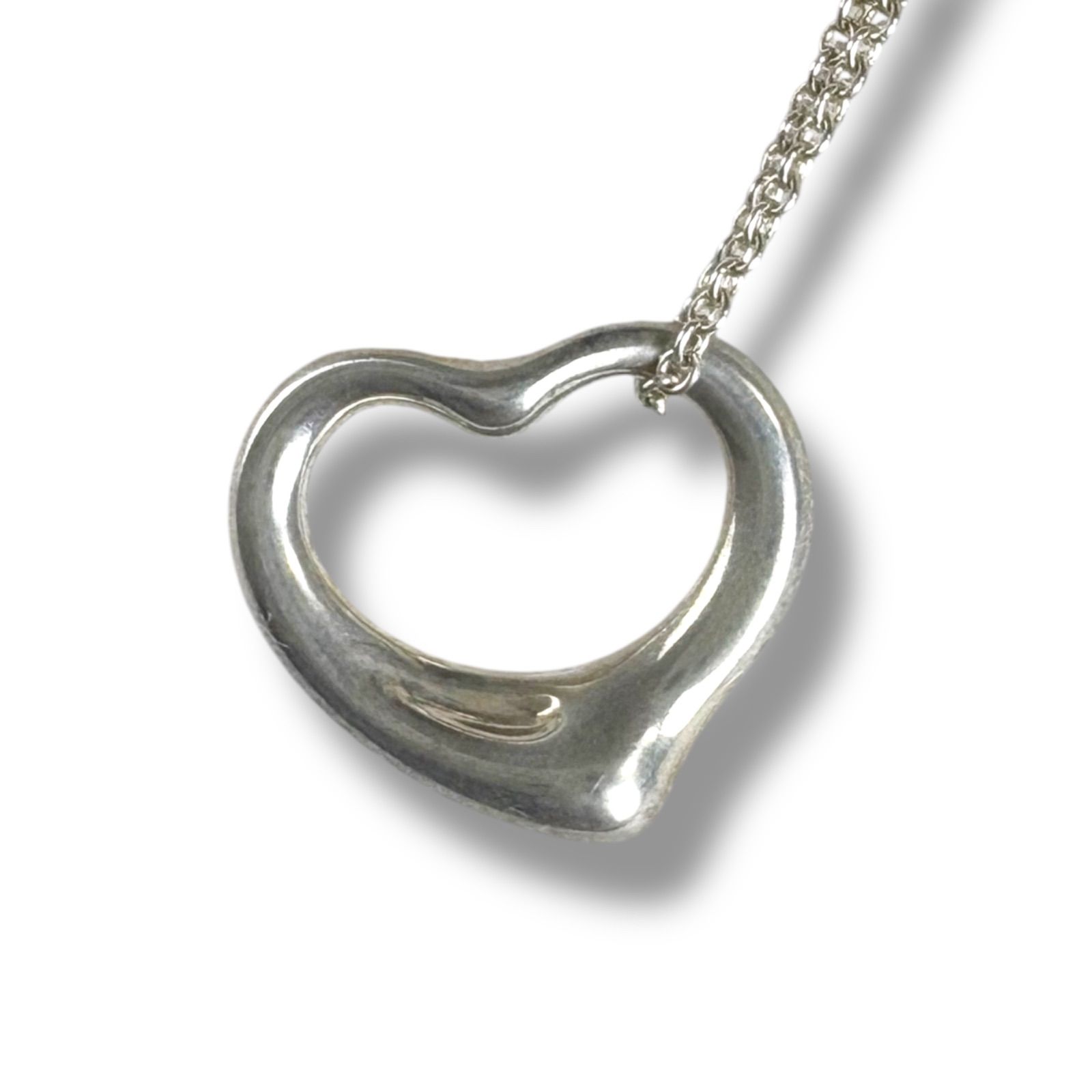 ティファニー Tiffany & Co. オープンハートネックレス ハートモチーフ 