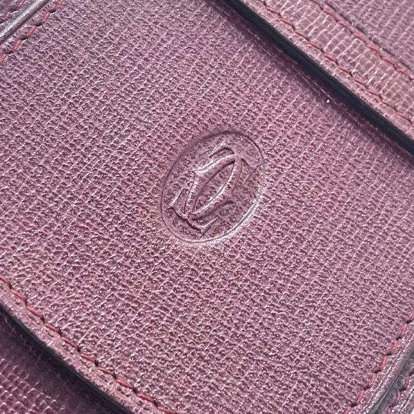 カルティエ メガネケース マストライン 眼鏡ケース レザー 革 ボルドー ワインレッド Cartier 2C めがねケース サングラスケース アイウェア用品 アイウェア小物 き KANDAIZUMI_COM