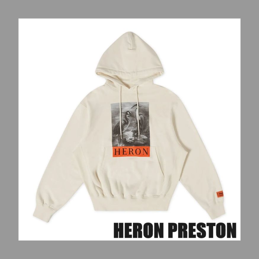 41%OFF/新品/HERON PRESTON/ヘロンプレストン/NF HERON BW HOODIE