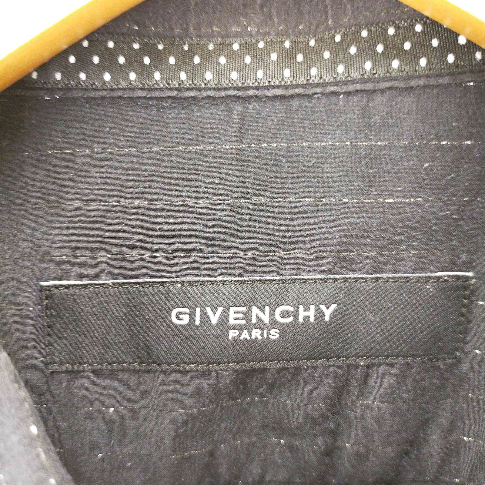 ジバンシィ GIVENCHY 比翼ストライプフリルシャツ メンズ 表記無 