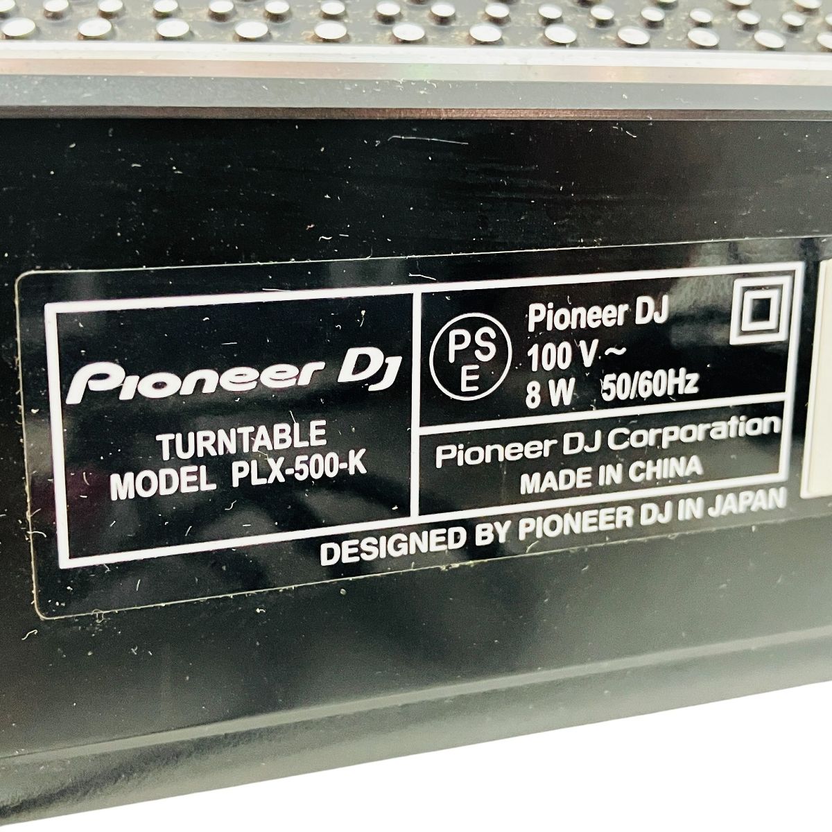 Pioneer DJ PLX-500 ダイレクトドライブ ターンテーブル 2018年
