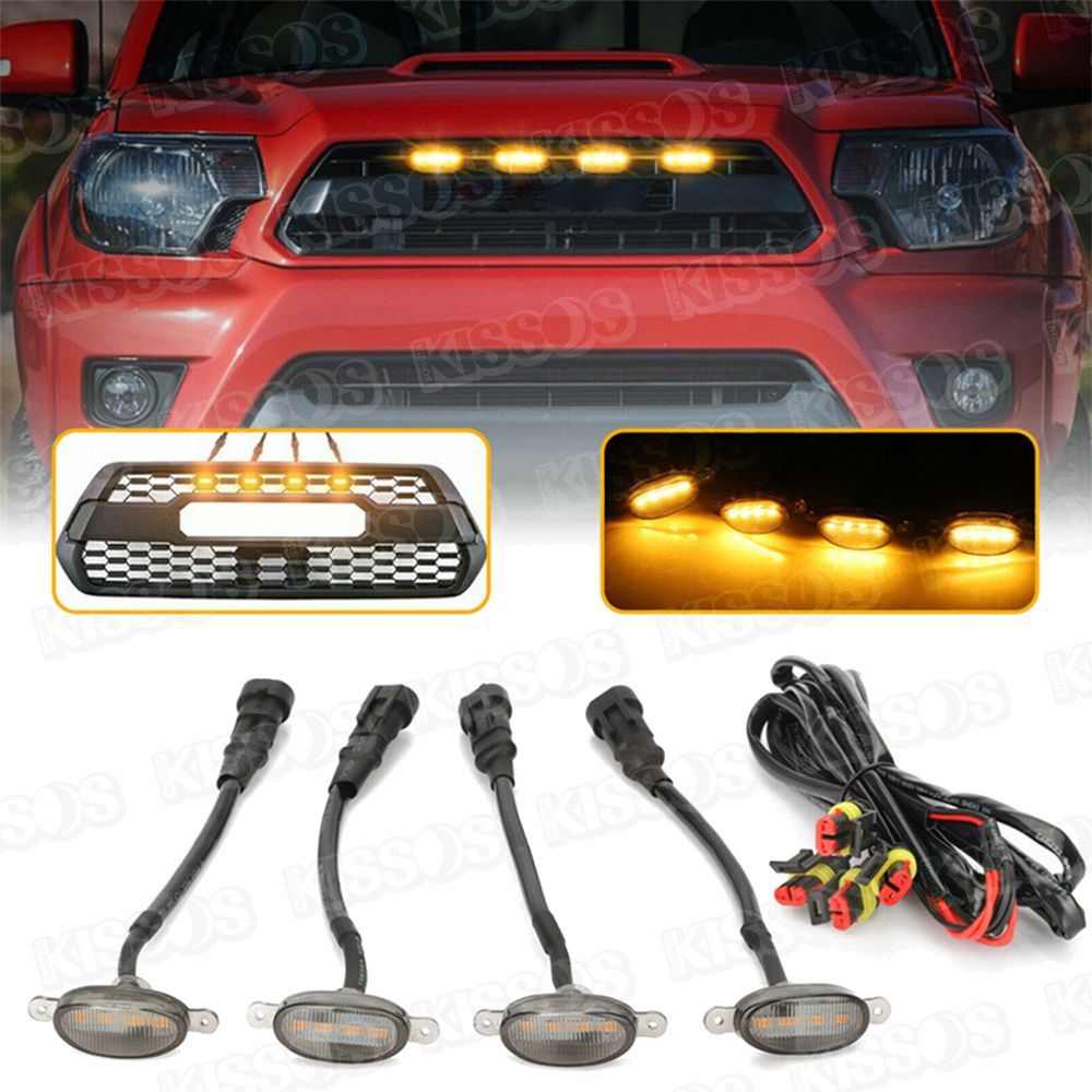 LED グリル マーカー ランプ アンバー フロントグリル カスタム