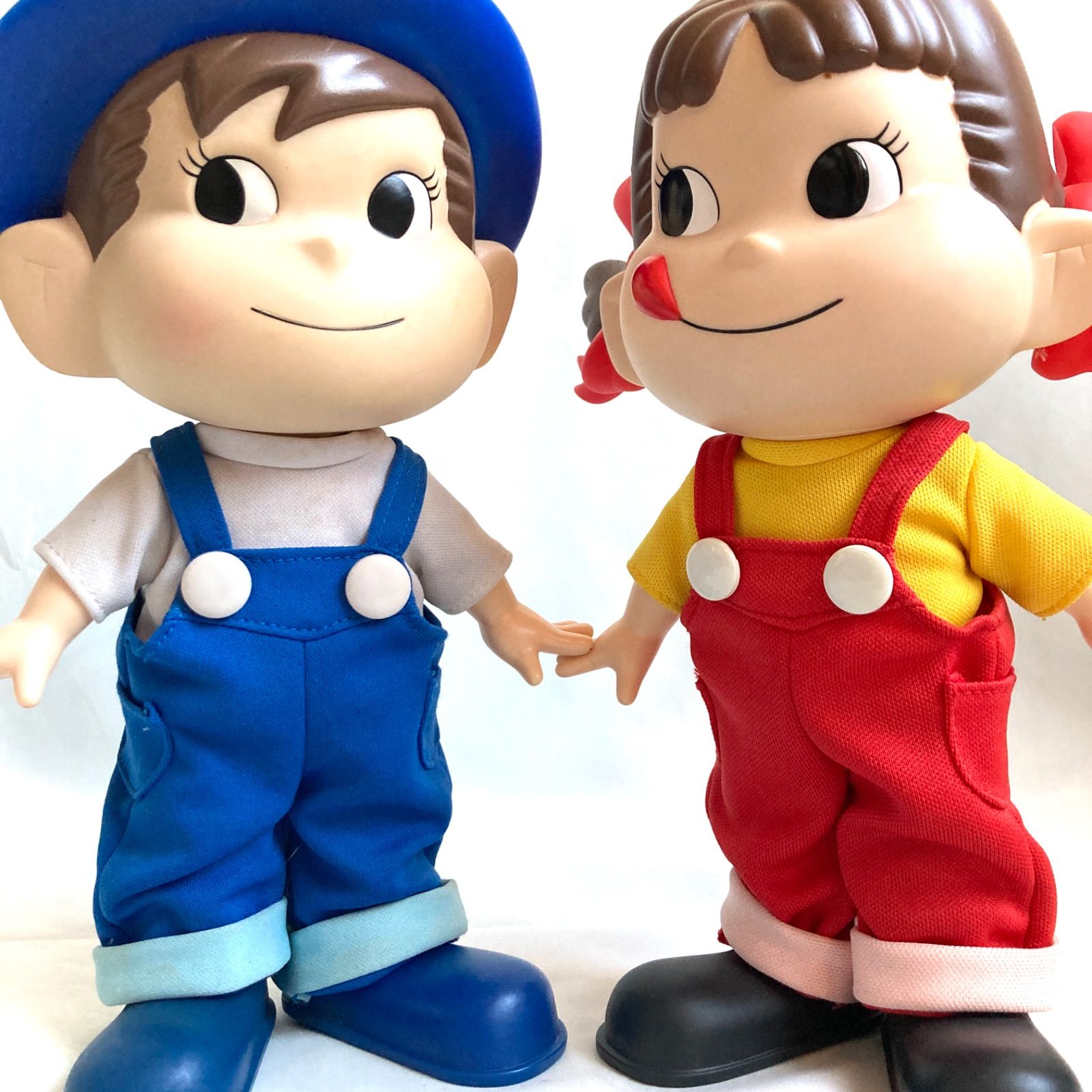 ペコちゃんポコちゃん　ソフビ人形20個 楽天市場】園児服を着たペコちゃん ポコちゃんペコちゃんソフビ