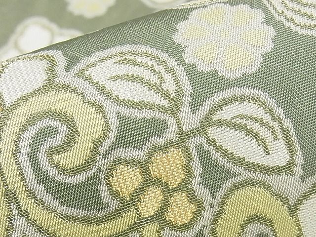 平和屋本店□最高級 人間国宝 北村武資 経錦 六通柄袋帯 正倉院花紋 共