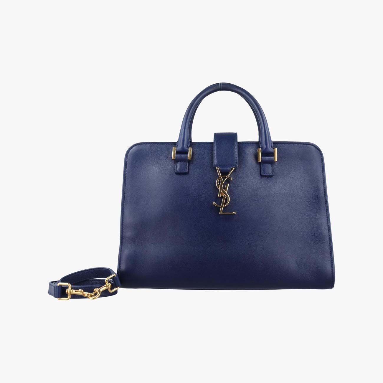 イヴサンローラン Yves saint Laurent ショルダーバッグ レディース ベイビーカバス ブルー レザー CLD357395.0814 -  メルカリ