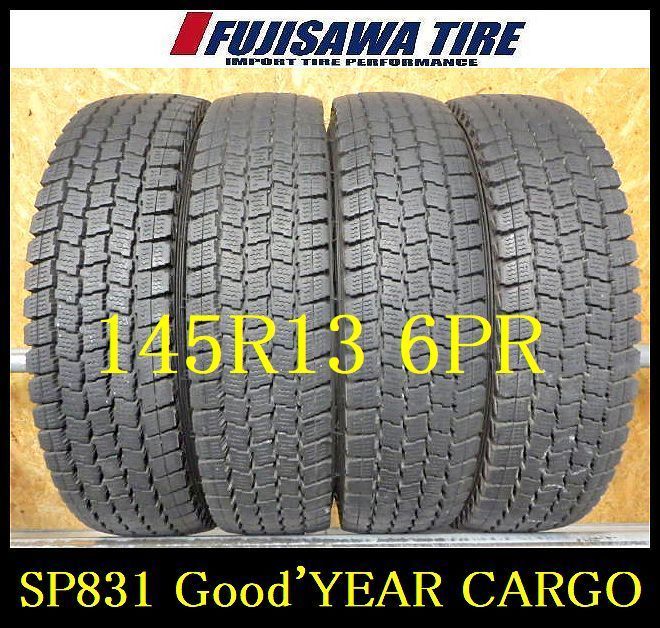 SP831 F ◆ 造 約8部山◆Good YEAR ICENAVI CARGO◆145R13 6PR LT◆4本