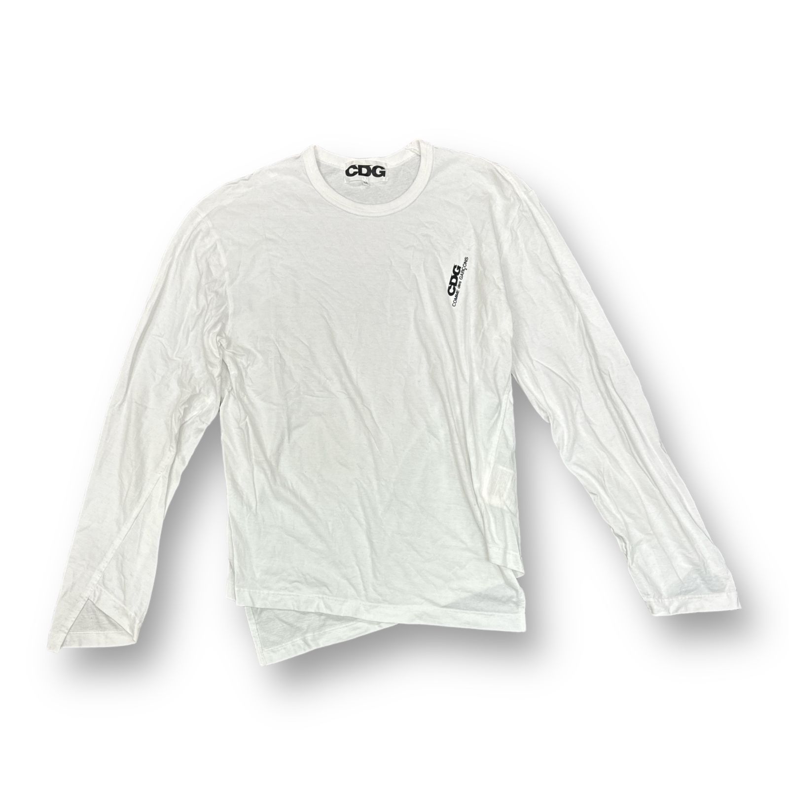 COMME des GARÇONS SHIRT 長袖カットソー L COMME des GARÇONS HOMME 長袖カットソー L ホワイト COMME des