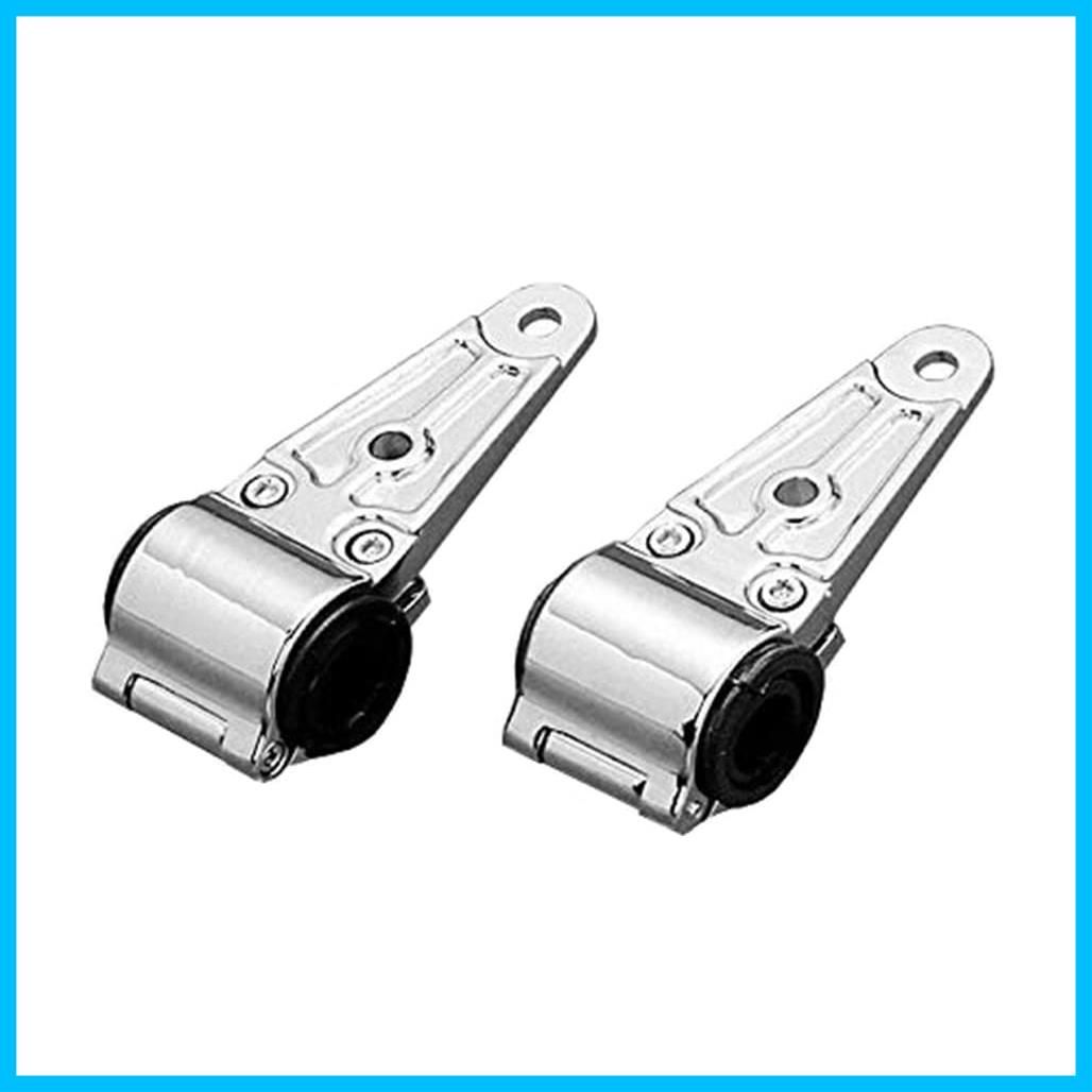 【在庫処分】28-39mm カスタム アルミダイキャスト製 ヘッドライトステー メッキ バイク 205-0141 キジマKijima)