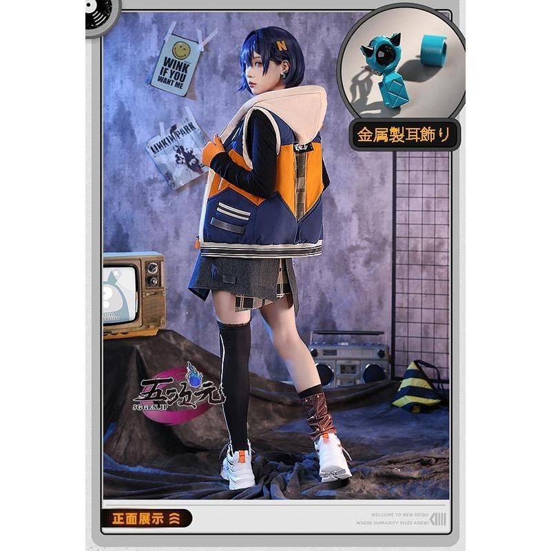 ♥ 三分妄想 ゼンレスゾーンゼロ コスプレ 繩匠鈴 リン 女主人公 衣装 ウィッグ 靴 追加可 CS1003BJ 文化祭