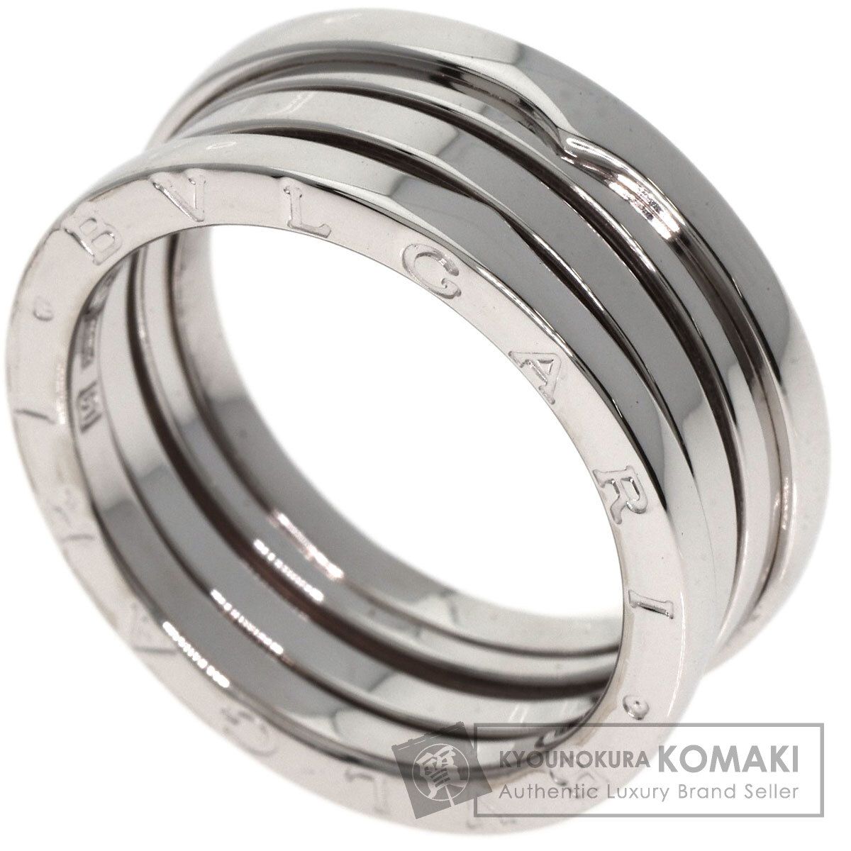 BVLGARI ブルガリ B-zero1 ビーゼロワン 3バンド 61 リング 指輪 K18WG ユニセックス