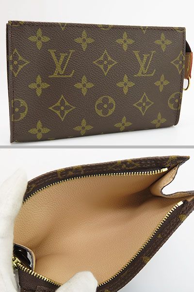 【ほぼ新品】ルイヴィトン　LOUIS VUITTON　モノグラム　プチ バケットPM　バケツ型　トートバッグ　ハンドバッグ　ショルダーバッグ　ポーチ付き　ダークブラウン　M42238