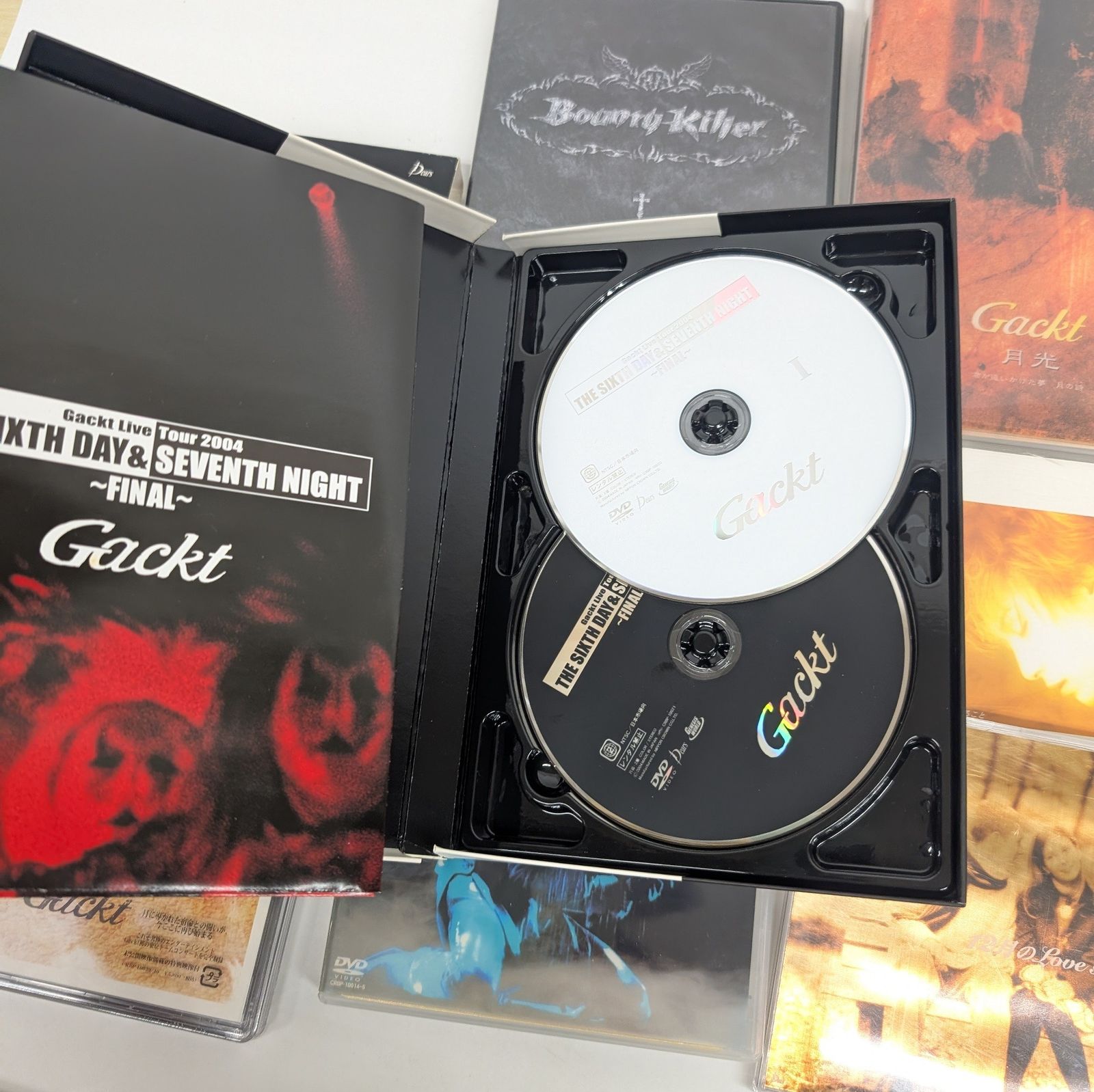 GACKT DVD まとめ売り GACKT CD DVD VHS 書籍 まとめ売り ガクト nine*nine - メルカリ