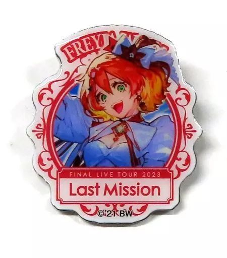 バッジ・ピンズ(キャラクター)　フレイア・ヴィオン 缶バッチ 「マクロスクロスオーバーライブ 2019 at 幕張メッセ」 マクロスガチャ 中古】バッジ・ピンズ(キャラクター)<br> フレイア・ヴィオン 缶