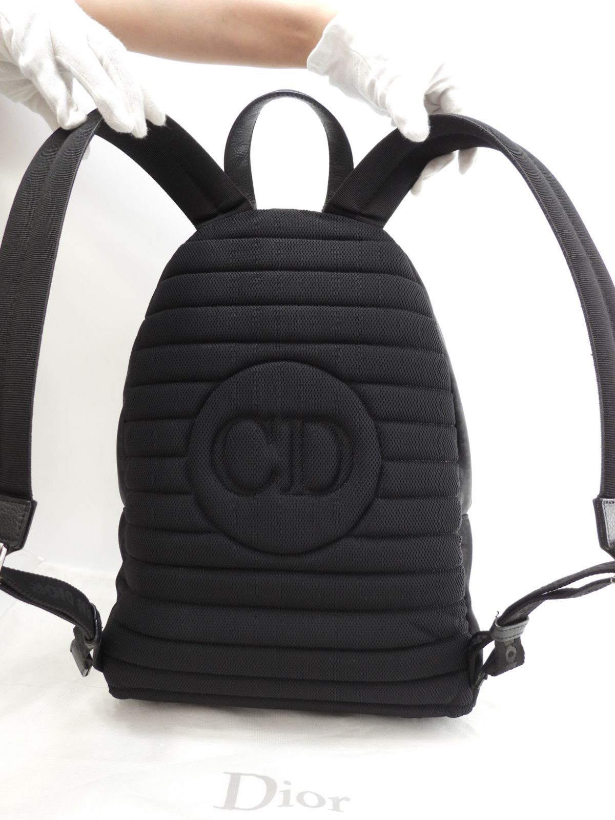 クリスチャンディオール バックパック Rider トロッター黒 リュック