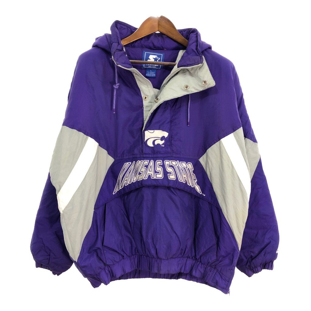 90s STARTER ワイルドキャッツ ハーフジップジャケット L