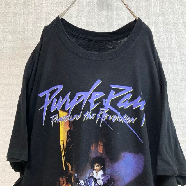 PRINCEバンドTシャツプリンス&ザレボリューション大きいサイズパープル