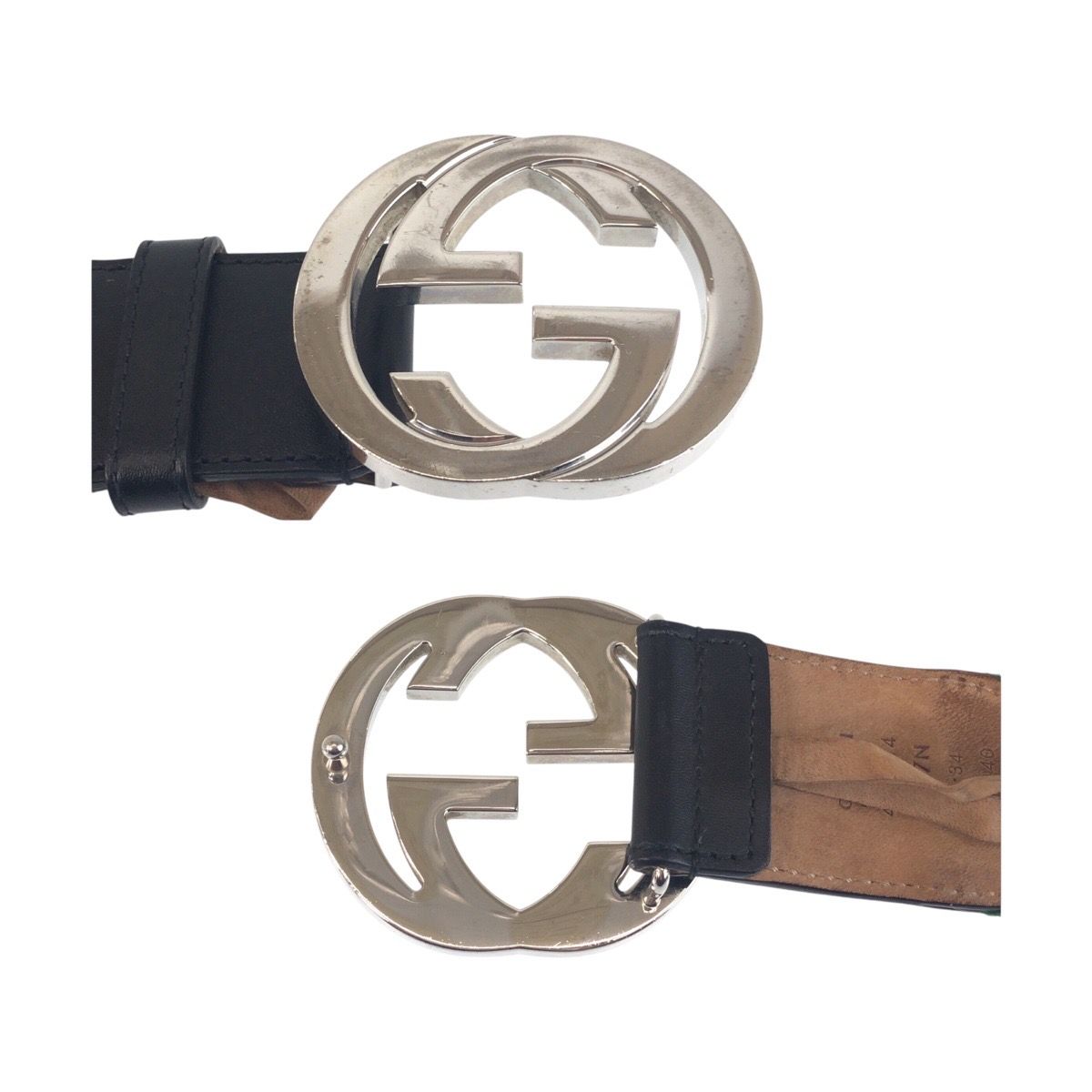 美品 グッチ シェリーライン インターロッキング 85cm/34インチ  