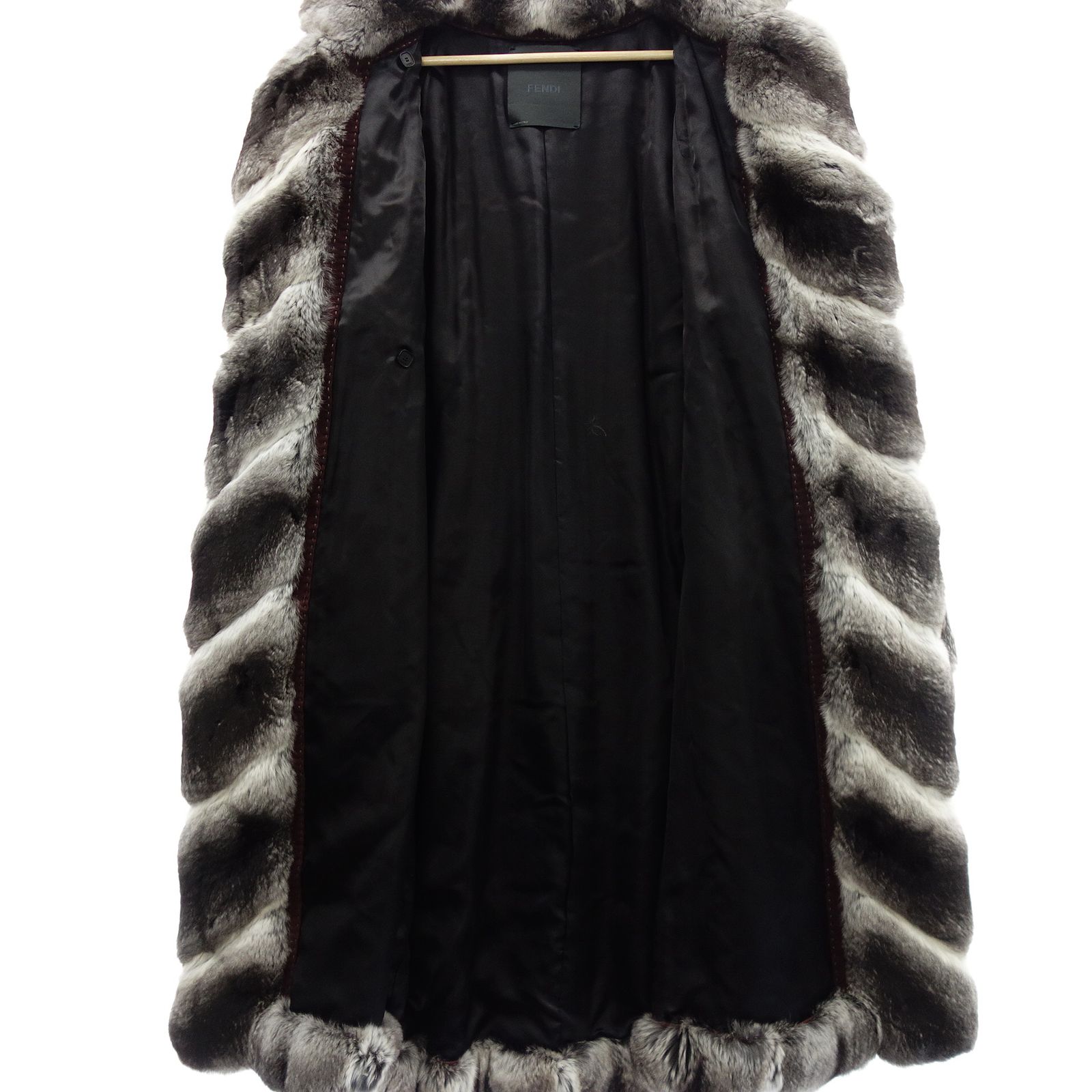 お値下げしました！最高級 FENDI チンチラ ロングコート 希少！フェンディ ロングコート チンチラ ファー FENDI【AFF20