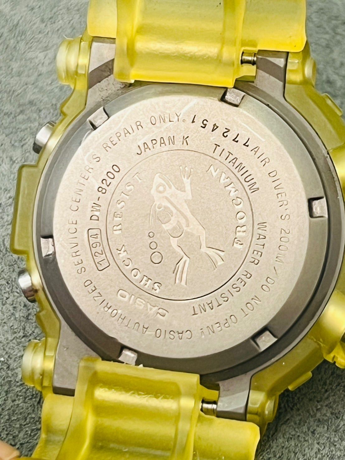 電池交換済】G-SHOCK Gショック FROGMAN フロッグマン 透け