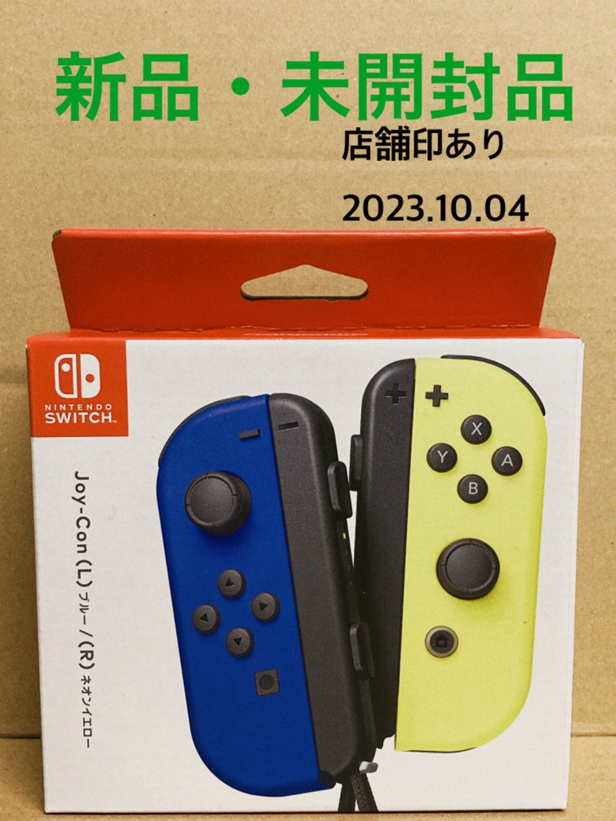 24【未開封品】Nintendo Switch Joy-Con (L)ブルー/(R)ネオンイエロー ...