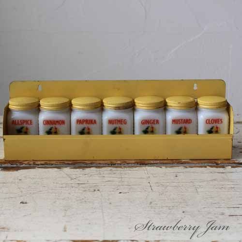 IKI-509 アメリカアンティーク スパイスボトル ボトルセット