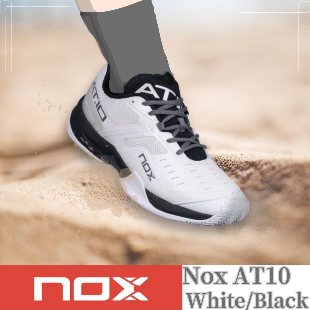 Nox AT10 パデルシューズ White/Black
