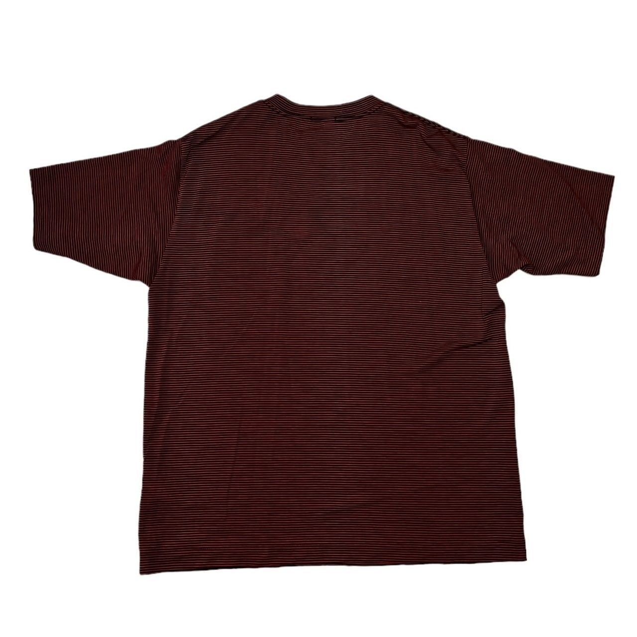 COMOLI コモリ 20SS ボーダー柄ウール天竺半袖クルーネックTシャツ R01 