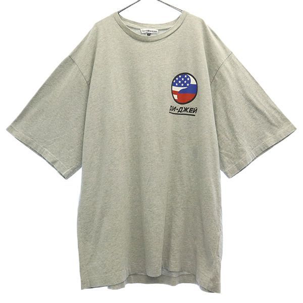 ゴーシャラブチンスキー プリント 半袖 Tシャツ M グレー系 Gosha