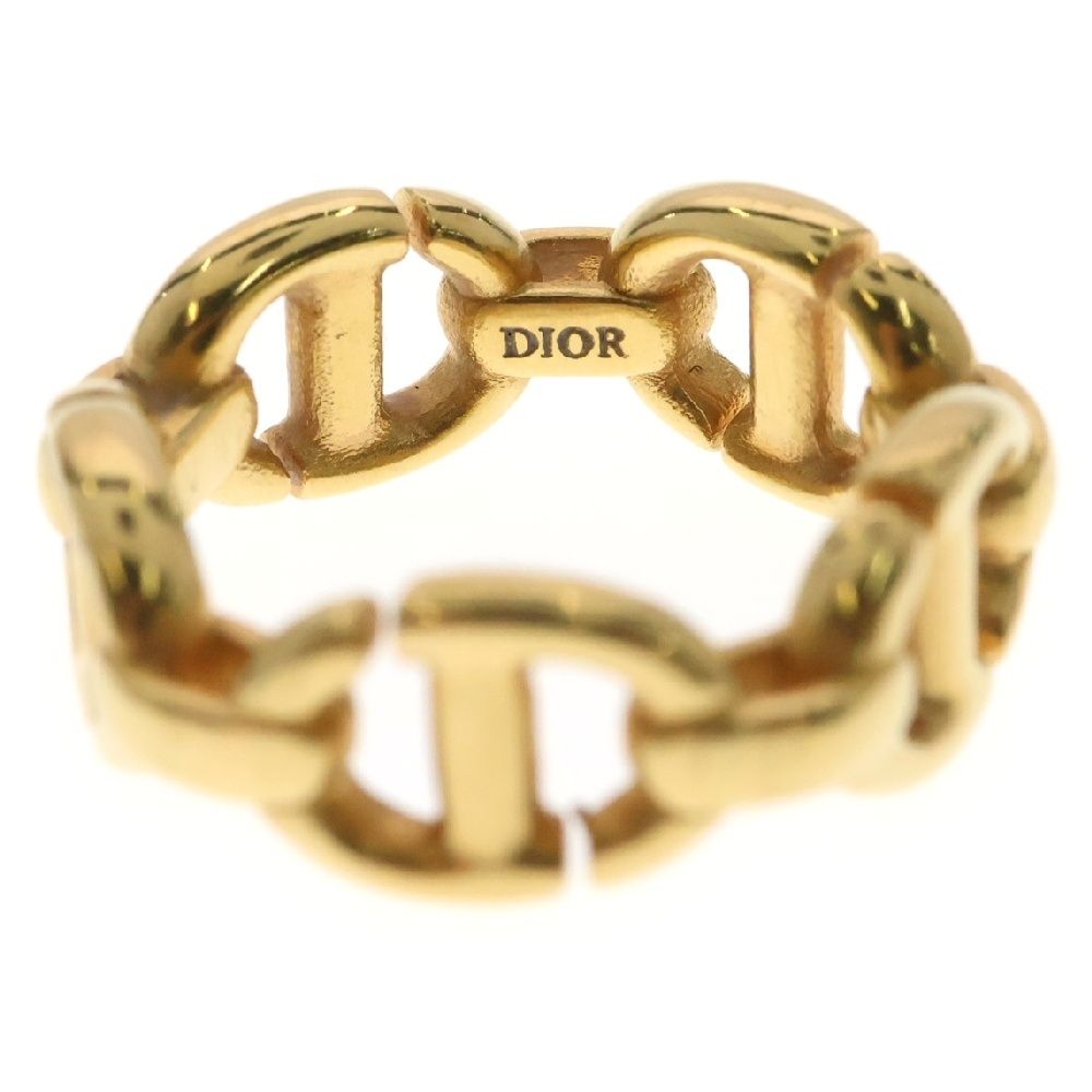 【正規品・美品】DIOR CD Navy リング　ゴールド ☆ギフトに☆】Dior CD NAVY リング (Dior/指輪・リング