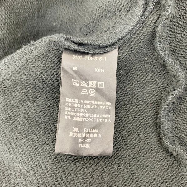 コグザビッグスモーク タートルネック スウェット トレーナー オーバーサイズ 3101-118-316-1 レディース 表記なし ブラック COGTHEBIGSMOKE トップス IL13621■ コグザビッグスモーク タートルネック スウェット トレーナー