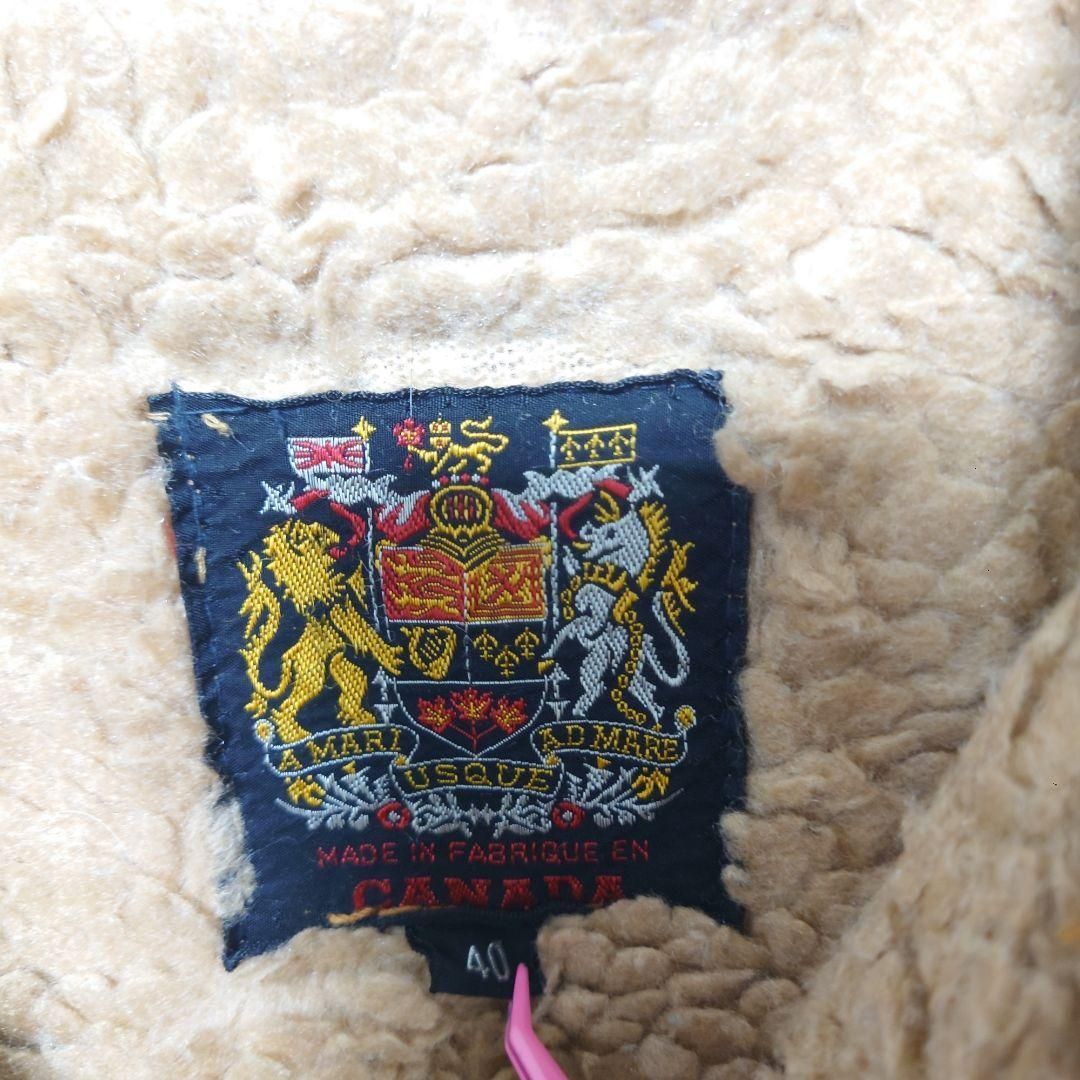 vintage】CANADA製 スエードレザー ランチジャケット A-2924 - メルカリ