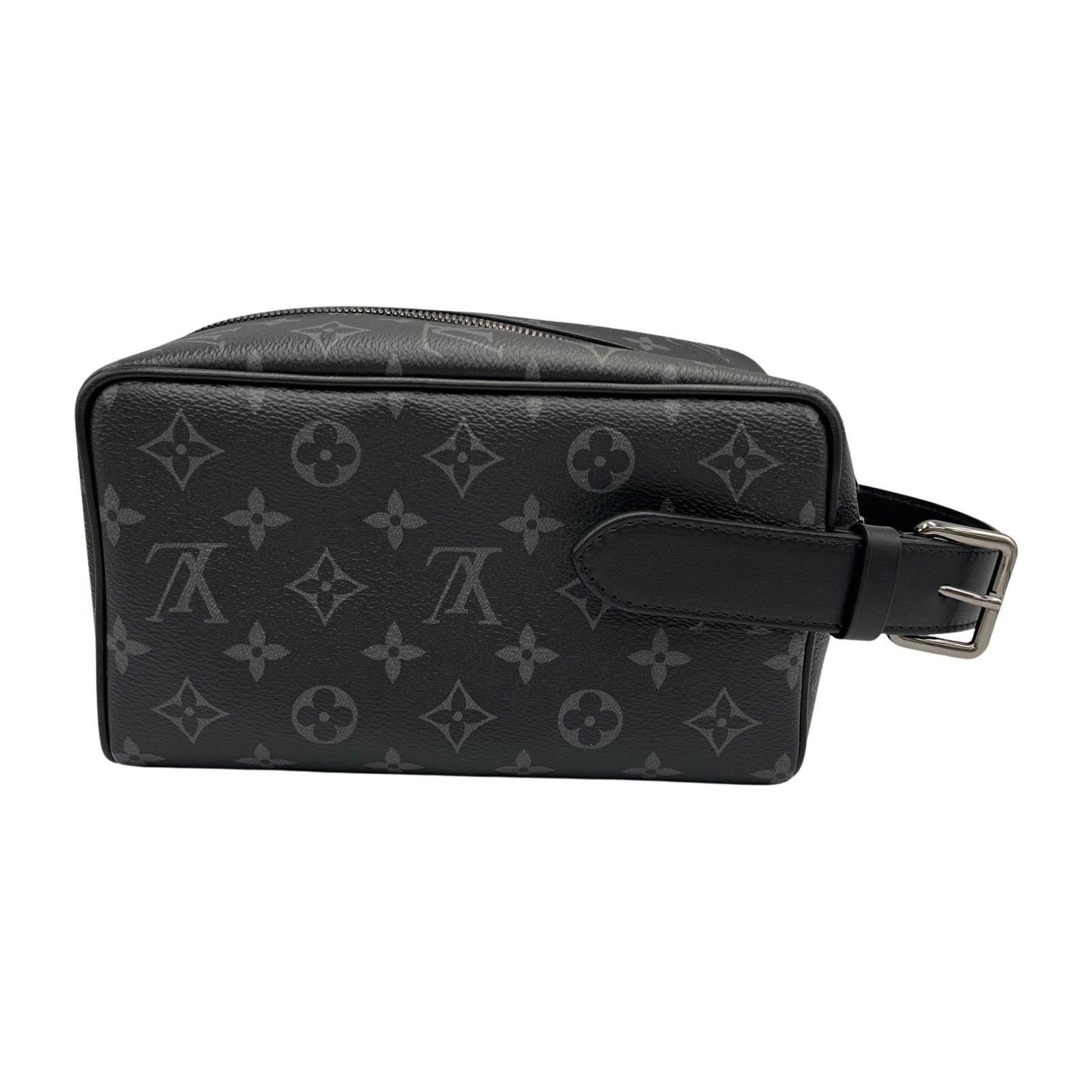ルイヴィトン LOUIS VUITTON クラッチバッグ エクリプス ロッカー ドップキット ハンドバッグ M838113 レザー ブラック メンズ
