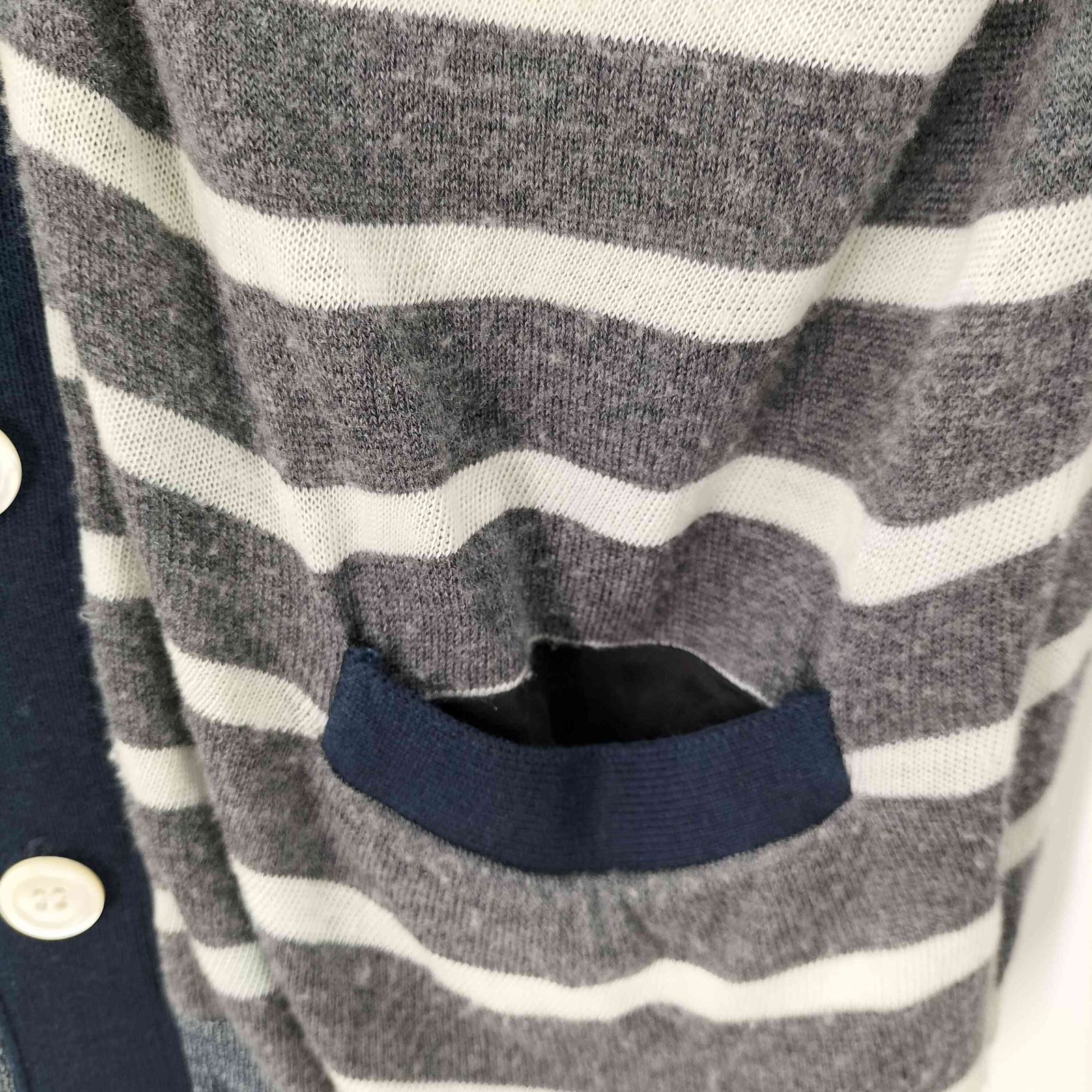 サカイ Sacai ボーダー ウール混カーディガン メンズ JPN：M - メルカリ