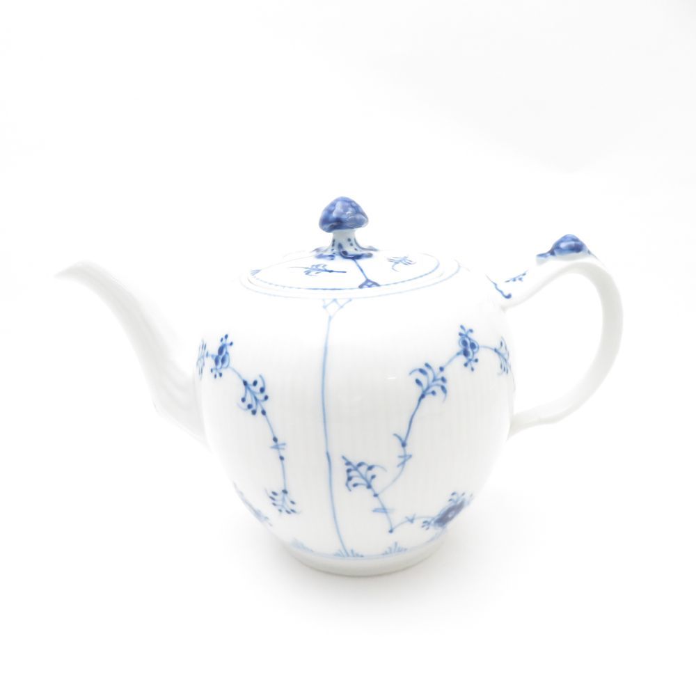 ROYAL COPENHAGEN ロイヤルコペンハーゲン ブルーフルーテッドプレイン 259 ティーポット SY12399B3
