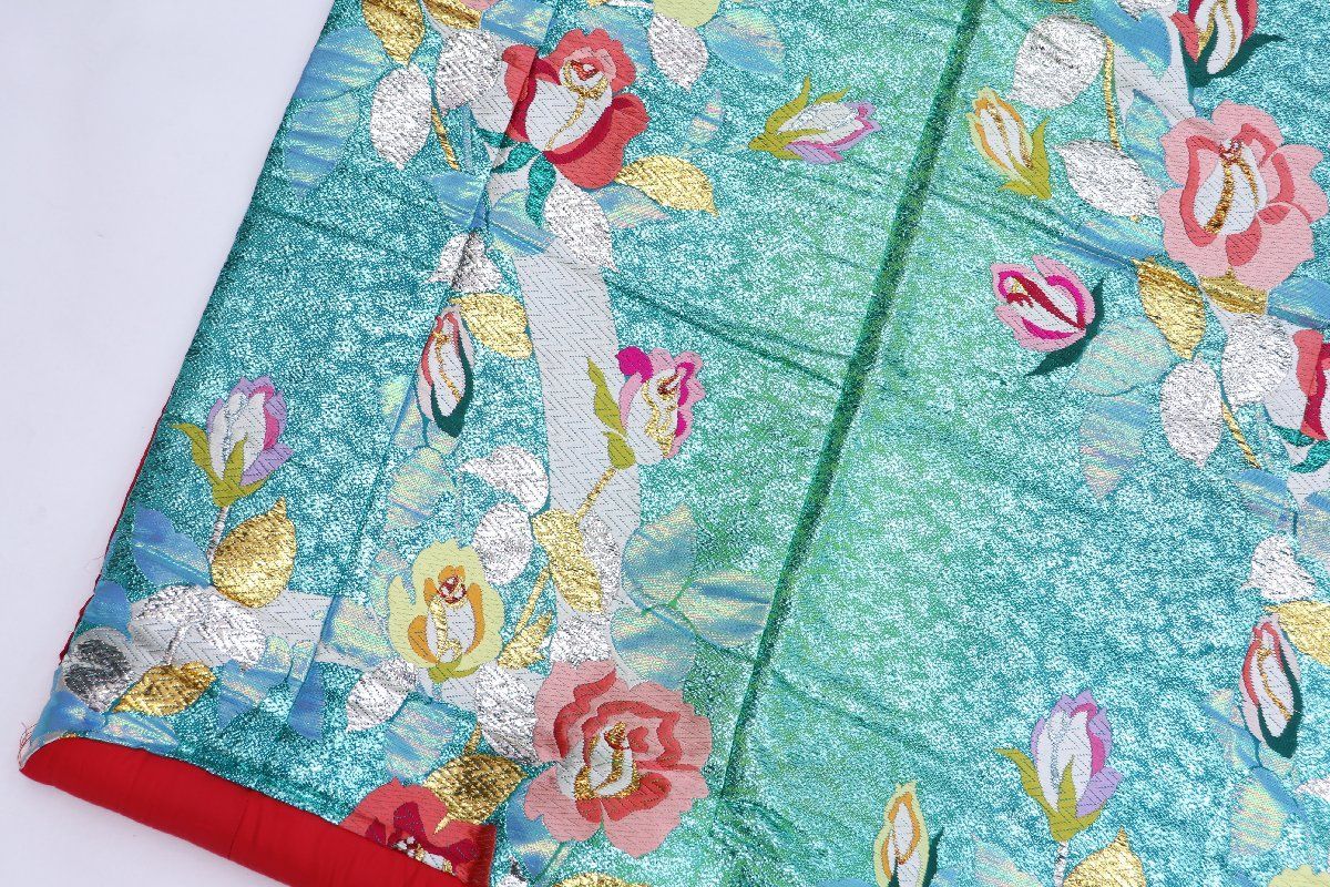 色打掛 エメラルドグリーン