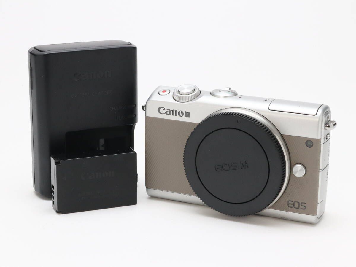 AB Canon キヤノン EOS M100 ボディ グレー 初期不良返品対応 44-68