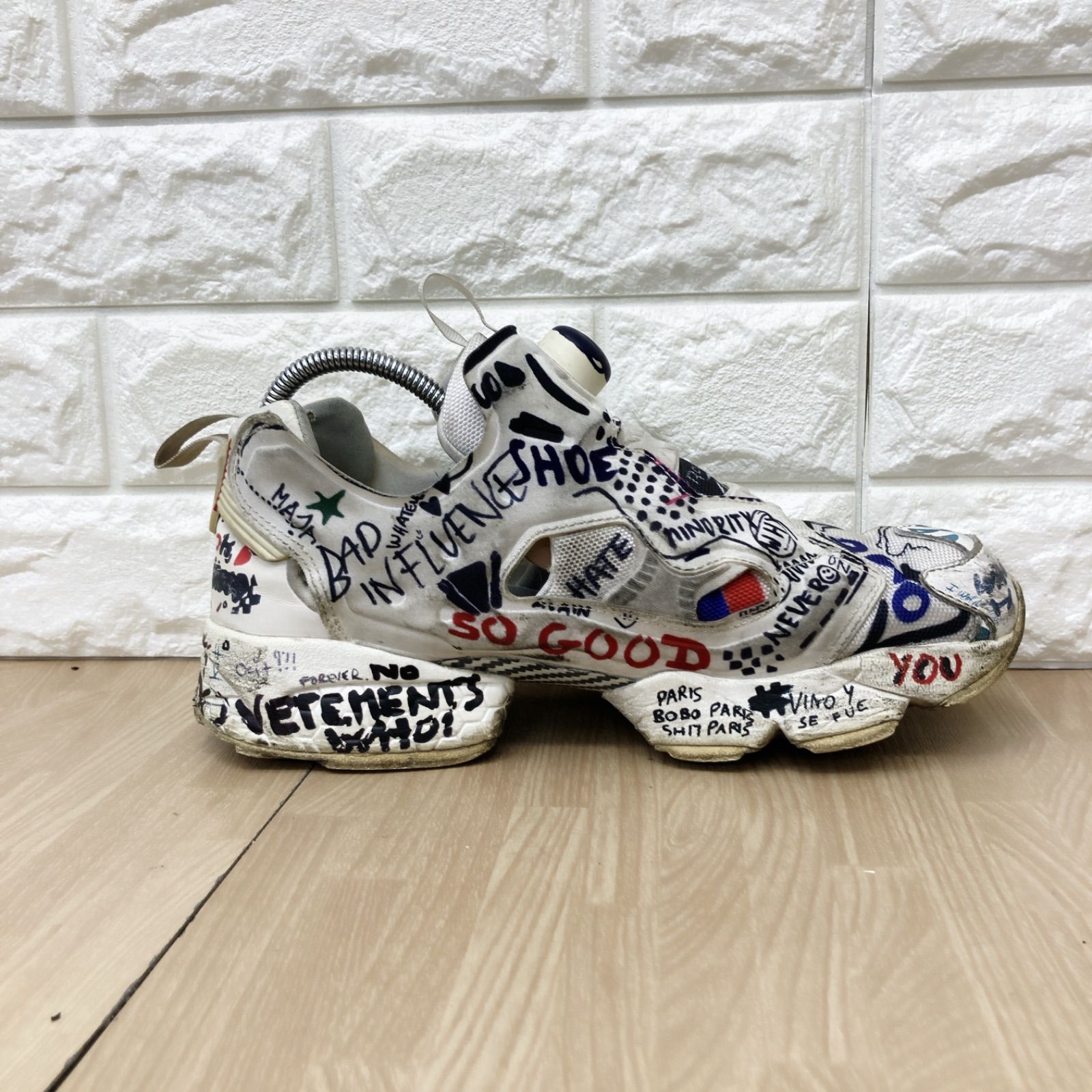 VETEMENTS 18SS ×Reebok PUNP FURY 25.5cm ヴェトモン リーボック ...